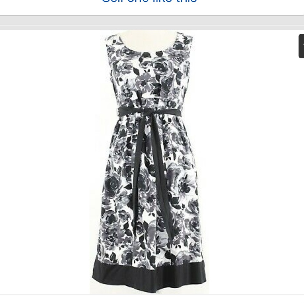 Motherhood Maternity Black & White Dress Sz XL